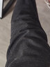 立蒙（LIMENG）牛仔裤男直筒宽松弹力大码四季款休闲长裤子水洗潮牛仔  黑色 40  实拍图