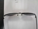 川藏行近视太阳镜男女款有度数开车驾驶时尚飞行员定制配眼镜片偏光墨镜 偏光片定制（下单请联系客服确认度数） 银框 实拍图