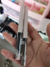 天章办公(TANGO)中性签字笔透明粉色笔杆极简风0.5mm 6支装直液式走珠笔黑色水性笔高端商务速干全针管头 晒单实拍图