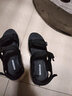 回力 Warrior 女鞋夏季运动凉鞋软底轻便平底鞋ins潮松糕鞋魔术贴百搭休闲沙滩鞋 WSL(WZ)-0301 黑色 38 实拍图