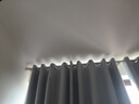 金蝉免打孔安装伸缩杆窗帘杆可打孔安装罗马杆 白色 A适用范围 2.1-3.0米 实拍图