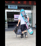 乐凯奇（LECAGE）单板滑雪板饺子皮双肩滑雪背包保护套收纳包防划滑雪收纳装备 2032 146*35CM 实拍图