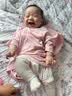 尼多熊婴儿长筒袜夏季薄款棉袜10a类0-3月宝宝新生儿过膝防蚊长袜子 实拍图