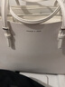 CHARLES&KEITH质感纯色大容量手提包托特包包女包女士生日礼物CK2-30781650-6 White白色 XL 实拍图