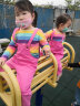 七语欣童装女童加绒套装冬装儿童套装新款洋气小女孩加厚棉衣棉裤两件套 粉红色 120cm(20kg/5-6岁) 晒单实拍图