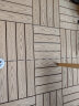 漫德莱 塑木地板柚黄色木纹 5片装户外露天花园阳台庭院浴室塑木地板diy 晒单实拍图