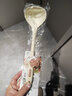 双枪锅铲硅胶铲家用炒菜铲子耐高温食品级汤勺套装不粘锅专用锅铲 奶白汤勺 实拍图