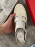 拔佳（Bata）包头单鞋女夏季商场新款牛皮复古软底休闲凉鞋AV206BA3 米白 38 晒单实拍图