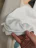 纯白色500g重磅T恤纯棉加厚情侣男女短袖oversize大码三本针半袖 白色-500g重磅 M 建议120-140斤 实拍图