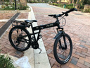 JEEP 吉普自行车折叠山地车前后双减震碟刹变速山地自行车-战神 战神LAND-炫酷雅黑（可折叠+双减震） 27速24寸（适合身高1.5~1.75m） 实拍图