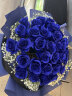 维尔斯全国鲜花同城配送99朵蓝色妖姬玫瑰花束当日达节日礼物鲜花速递 今年流行款：33朵蓝色妖姬花束 晒单实拍图