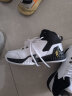 乔丹QIAODAN男鞋磨砺篮球鞋春季新品高帮皮面减震耐磨球鞋 乔丹白黑色(高帮加绒) 40.5 实拍图