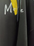 啄木鸟（TUCANO）卫衣男士潮流宽松圆领长袖t恤学生时尚休闲套头上衣男 黑色 2XL 实拍图