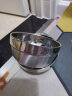 贝瑟斯 304不锈钢碗 2只装11.5CM家用饭碗汤碗餐具 防烫 耐用 实拍图