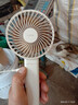 FUNME 充电宝手持小风扇便携挂脖风扇随身小型桌面电风扇随身制冷风扇无刷静音强劲usb降温神器宿舍床上 【5000毫安不虚标丨低分贝】手持桌面挂脖 白绿 送货上门丨续航不虚标丨四挡风速 实拍图