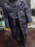 雅鹿儿童女童羽绒服2025新款男童宝宝大童女孩子加厚长款冬季外套冬装 藏兰色 130cm 实拍图