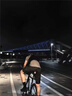 微笑鲨CW-715 自行车尾灯感应刹车山地车灯夜骑公路充电骑行配件警示灯 实拍图