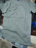 简束 短袖T恤男纯色棉质t恤夏季休闲运动紧身t恤男圆领修身打底汗衫潮 花灰色 S （50kg左右） 实拍图