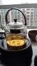 随发新羽煮茶器电陶炉煮茶加厚耐热玻璃蒸煮茶壶提梁壶家用保温煮茶炉 蒸茶提梁壶800ml（单个壶） 实拍图
