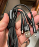 品胜（PISEN）数据线三合一快充一拖三充电器线适用苹果iPhone16/15/14华为小米Type-c安卓车载充电数据线 实拍图