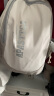 途尊（kingtrip）男士包包潮牌斜挎包新款单肩包男休闲运动背包女大容量胸包男挎包 白灰色+宇航员挂件 晒单实拍图