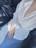 Vana和田玉珍珠项链女士银吊坠520情人节礼物送女朋友老婆 项链【复古和田玉款】 实拍图