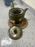 K-UNING日本原装进口茶壶带滤网复古手工泡茶壶大容量急须侧把泡茶壶 梅花 筐网 360ml 实拍图