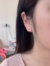 蔓笙星星蚊香盘耳夹女新款高级感小众无耳洞耳环学生日常可爱简约耳饰 耳钉一对 实拍图