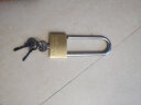梅花（BLOSSOM）铜挂锁 u型锁 防水防锈长梁门锁 车厢柜门锁55MM BC076L 实拍图