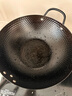 DROOLU 陆博士极铁锅老式家用无涂层不粘电磁炉燃气灶女士专用轻便炒锅 免开锅  32CM加附耳+玻璃盖 32cm 实拍图