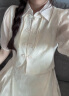 雅黛丝薇新中式连衣裙夏季2024新款改良旗袍国风设计感小个子吊带裙子套装 杏色套装裙 M（建议96-106斤） 实拍图