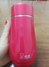 希诺保温杯子304不锈钢真空杯带盖便携时尚女士小巧可爱公主水杯 XN-9638粉色 300ml 实拍图
