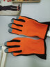 OZERO奥哲户外骑行手套夏季舒适透气轻薄自行车单车登山防晒触屏防滑 【橙色】真皮材质-吸汗透气 M 实拍图