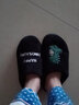 安尚芬秋冬棉拖鞋男士居家舒适加厚保暖卡通软底防滑情侣室内外棉拖鞋女 黑色 38-39 实拍图
