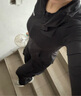 zauo防晒衣女户外修身冰感透气原纱型防晒服连帽外套黑色M码 实拍图