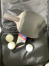 尤迪曼乒乓球拍双面反胶单拍 升级版红黑碳王红海绵-直拍 实拍图