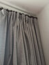灵水绣加高6米北欧风棉麻质感超高全遮光窗帘隔热客厅卧室挑高自建房 100遮光灰色 定制挂钩式1米(联系卖家) 米 实拍图