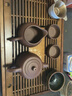 古往今来 宜兴纯全紫砂壶手工茶道泡茶壶家用茶具套装 紫泥 井栏 实拍图