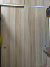 骏德 衣柜推拉门 简易木质柜子衣橱简约推拉门衣柜 木 浅胡桃色（加厚板材） A款长100+顶柜 实拍图
