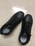 九寸阳光男鞋2025春季新款厨房防水防滑板鞋男士休闲皮鞋纯黑色工作鞋 黑色41码 实拍图