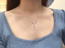 心言心语樱花项链女银项链轻奢首饰走心高级生日生日情人节礼物送女友老婆 樱花项链【本地仓直发】 实拍图