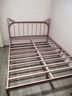 XI ZHI SHENG简约现代铁艺床公主床欧式双人床民宿学生公寓铁架床网红猫耳床 少女粉【床架款】加粗加厚 1500mm*2000mm 实拍图