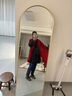 帕什 羊绒围巾女100%山羊绒镂空花型百搭围脖针织披肩PS-45 波尔多红 实拍图