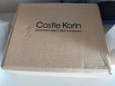 CASTLE KORIN皮带男士真皮针扣式腰带纯牛皮商务百搭休闲裤带送父亲老公礼盒装 17款哑光【专柜礼盒】 130cm 实拍图