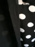 莎妮朵罗女装套装女夏装新品显瘦款背心连衣裙雪纺披肩女套装连衣裙15993 黑色 4XL建议160-180斤穿着 实拍图