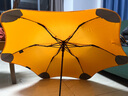 Blunt新西兰 半自动晴雨伞男女士创意折叠伞晴雨防风伞  两折通勤伞 橙色 100cm 实拍图
