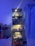 蔻丝（ColesHome）透明手办展示柜透明盲盒展示盒模型玩具收纳陈列柜家用收纳柜 【容量升级+5遥控灯+磁吸门】5格 实拍图
