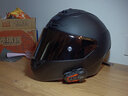 GSB361头盔摩托车头盔全盔冬季机车骑行男士女全覆式361gt安全帽四季 大尾翼 闪光黑（透明镜片） 3XL （60-62cm） 实拍图