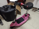 纳仕达 小海豚女性电瓶车小型电动车成人折叠电动滑板车小电动代步车 少女粉 24V有刷蓄电池30-35公里送大礼包 实拍图