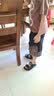 贵人鸟男童凉鞋2026夏季新款韩版小孩子儿童鞋中大童小童宝宝运动沙滩鞋 2119黑绿桔 30（内长19.2/脚长18.7） 实拍图
